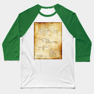 Parchment Showing Original Series Destroyer Baseball T-Shirt